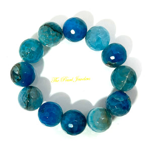 750446-Elastic-Large-Faceted-Blue-Lace-Agate-Beads-Stretchy-Bracelet