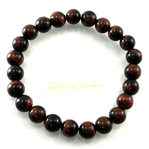 750491-Genuine-Brown-Tiger-Eye-Gemstone-Stretchy-Elastic-Bracelet