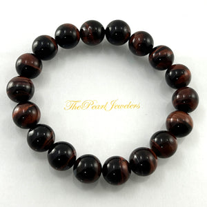 750492-Genuine-Brown-Tiger-Eye-Gemstone-Stretchy-Elastic-Bracelet