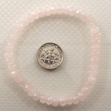 Load image into Gallery viewer, 750500-Genuine-Natural-Rose-Quartz-Roundel-Faceted-Beads-Endless-Bracelet
