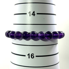 Load image into Gallery viewer, 8mm Amethyst Gemstone Beads Stretch Bracelet