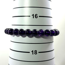 Load image into Gallery viewer, 8mm Amethyst Gemstone Beads Stretch Bracelet