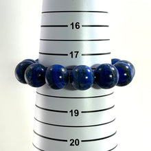 Load image into Gallery viewer, 750546-Genuine-Lapis-Lazuli-Gemstone-Round-Beads-Stretchy-Bracelet