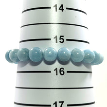 Load image into Gallery viewer, 750555-Genuine-Aquamarine-Gemstone-Stretch-Bracelet