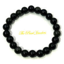 Load image into Gallery viewer, 750803-Genuine-Black-Obsidian-Beads-Stretchy-Bracelet