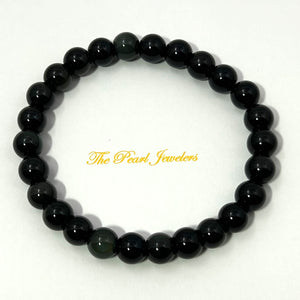 750803-Genuine-Black-Obsidian-Beads-Stretchy-Bracelet