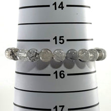 Load image into Gallery viewer, 751336-Genuine-Black-Rutilated-Quartz-Beads-Stretchy-Bracelet