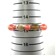 Load image into Gallery viewer, 759099-Watermelon-Tourmaline-Beaded-Agate-Bead-Stretchy-Bracelet