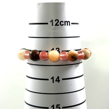 Load image into Gallery viewer, 759263-Watermelon-Tourmaline-Beaded-Agate-Bead-Stretchy-Bracelet