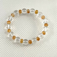 Load image into Gallery viewer, 759380-Handmade-Jewelry-Crystal-Faceted-Roundel-Agate-Beads-Bracelet