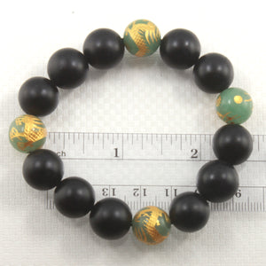 759713-13mm-Bian-Stone-Aventurine-Beads-Endless-Elastic-Bracelet