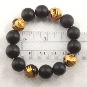 759714-12mm-Bian-Stone-Tiger-eyes-Beads-Endless-Elastic-Bracelet