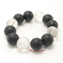Load image into Gallery viewer, 759903-16mm-Bian-Stone-Crystal-Dragon-Beads-Endless-Elastic-Bracelet