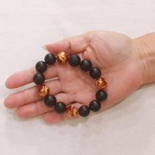 Load image into Gallery viewer, 759906-14mm-Bian-Stone-Red-Agate-Beads-Endless-Elastic-Bracelet