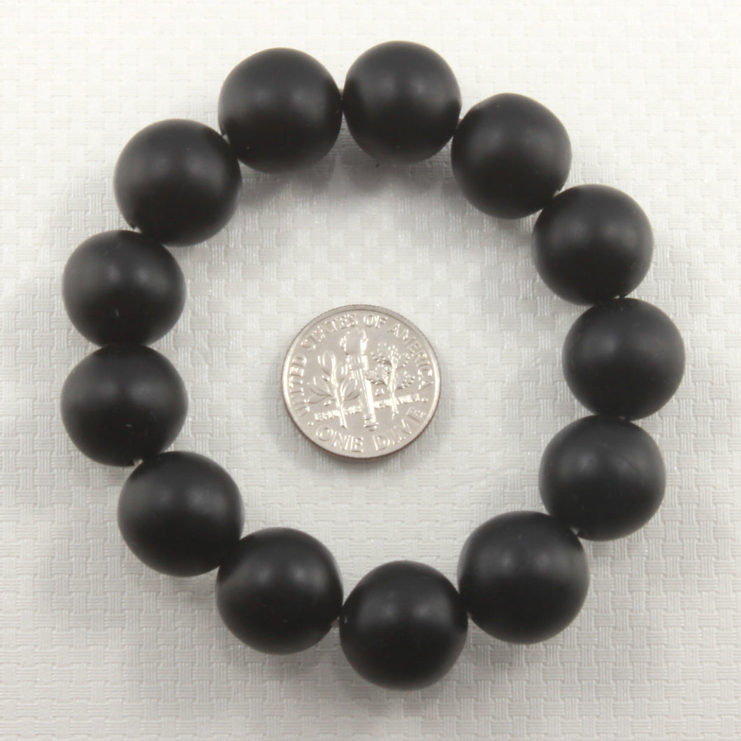 759914-14mm-Bian-Stone-Beads-Endless-Elastic-Bracelet