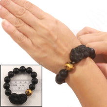 Load image into Gallery viewer, 759925T-Bian-Stone-Tiger-Eye-Dragon-Beads-Pixiu-Carving-Endless-Elastic-Bracelet