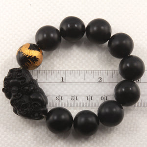 759929B-Bian-Stone-Onyx-Golden-Dragon-Beads-Pixiu-Carving-Endless-Elastic-Bracelet