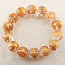 Load image into Gallery viewer, 759934-14mm-Crystal-Dragon-Beads-Endless-Elastic-Bracelet
