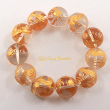 Load image into Gallery viewer, 759938-18mm-Crystal-Dragon-Beads-Endless-Elastic-Bracelet