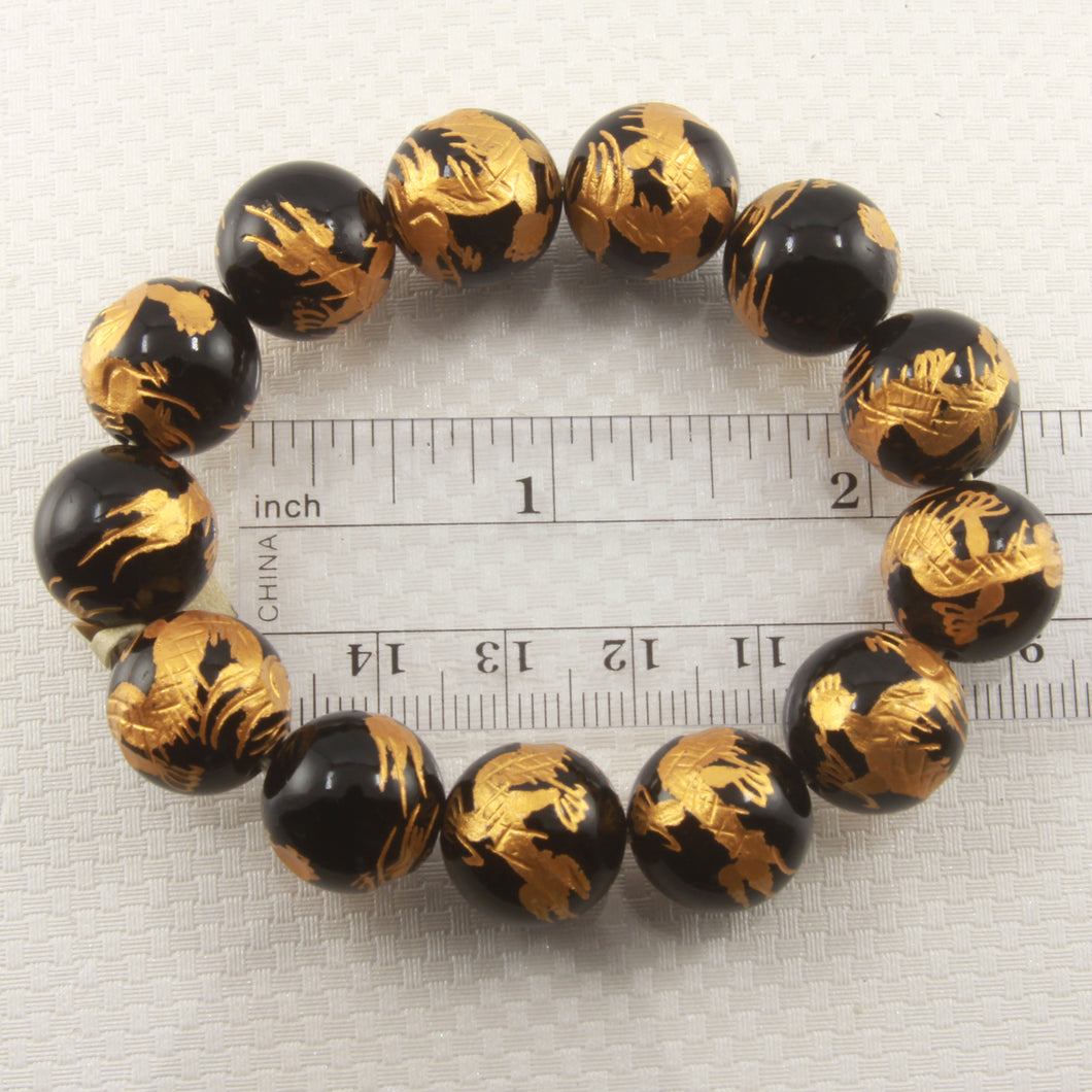 759944-14mm-Black-Onyx-Engraving-Golden-Dragon-Beads-Bracelet