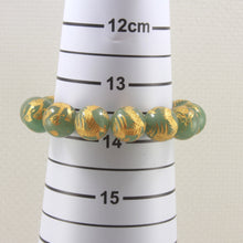 Load image into Gallery viewer, 759953-Aventurine-Engraving-Dragon-Beads-Endless-Elastic-Bracelet