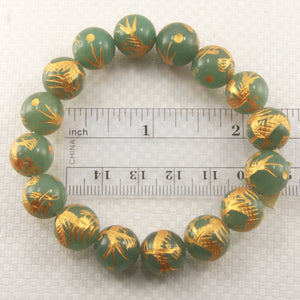 759953-Aventurine-Engraving-Dragon-Beads-Endless-Elastic-Bracelet