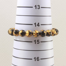 Load image into Gallery viewer, 759960-Genuine-Black-Onyx-Engraving-Dragon-8mm-Bead-Endless-Bracelet
