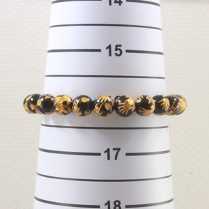 759960-Genuine-Black-Onyx-Engraving-Dragon-8mm-Bead-Endless-Bracelet