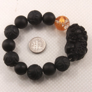 759983-Bian-Stone-Crystal-Dragon-Beads-Pixiu-Carving-Endless-Elastic-Bracelet