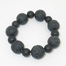 Load image into Gallery viewer, 759985-Bian-Stone-Lotus-Carving-Beads-Elastic-Endless-Bracelet