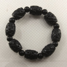 Load image into Gallery viewer, 759987-Barrel-Bian-Stone-Beads-Endless-Elastic-Bracelet