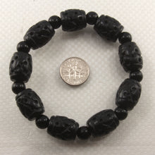 Load image into Gallery viewer, 759987-Barrel-Bian-Stone-Beads-Endless-Elastic-Bracelet