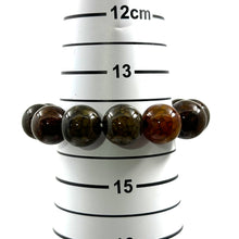 Load image into Gallery viewer, 759998-Elastic-14mm-Faceted-Forest-Agate-Beads-Stretchy-