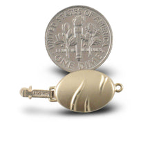 Load image into Gallery viewer, 14K Yellow Gold Oval Safety Clasp