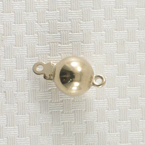 14K Yellow Gold High-Polish Ball Clasp (7mm)