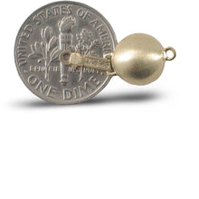 Load image into Gallery viewer, 14K Yellow Gold Matte Ball Clasp (9mm)