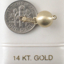 Load image into Gallery viewer, 14K Yellow Gold Matte Ball Clasp (9mm)