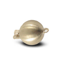 Load image into Gallery viewer, 14K Yellow Gold Matte Ball Clasp (9mm)