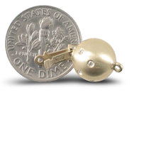 Load image into Gallery viewer, 14K Yellow Gold Matte Diamond Clasp (10mm)