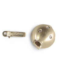 Load image into Gallery viewer, 14K Yellow Gold Matte Diamond Clasp (10mm)