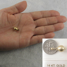 Load image into Gallery viewer, 14K Yellow Gold Matte Ball Clasp (8mm)