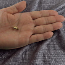 Load image into Gallery viewer, 14K Yellow Gold Matte Ball Clasp (8mm)