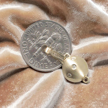 Load image into Gallery viewer, 14K Yellow Gold Matte Diamond Clasp (9mm)