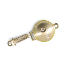 Load image into Gallery viewer, 14K Yellow Gold Matte Diamond Clasp (9mm)