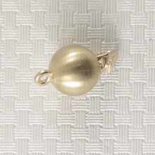 Load image into Gallery viewer, 14K Yellow Gold Matte Ball Clasp (7mm)