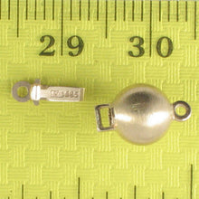Load image into Gallery viewer, 14K Yellow Gold Matte Ball Clasp (7mm)