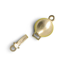 Load image into Gallery viewer, 14K Yellow Gold Matte Ball Clasp (7mm)