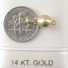 Load image into Gallery viewer, 14K Yellow Gold Matte Ball Clasp (7mm)