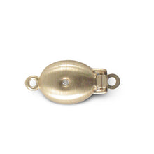 Load image into Gallery viewer, 14K Yellow Gold Matte Diamond Clasp (7mm x 15mm)
