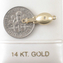 Load image into Gallery viewer, 14K Yellow Gold Matte Diamond Clasp (7mm x 15mm)